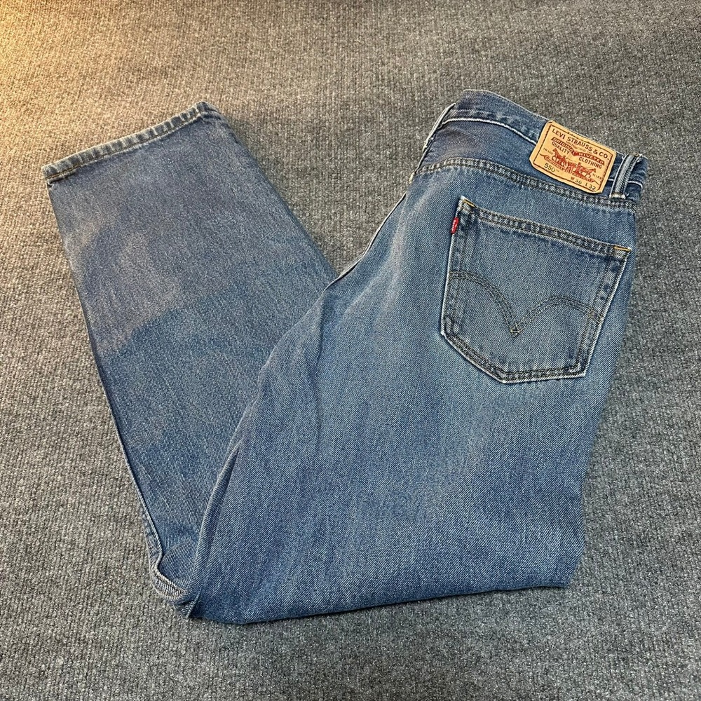 Levis 550 Relaxed Fit Jeans Mens‎ 36x32 Medium Wash Blue Denim 00550-4891